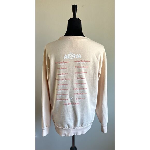 Allstar Outfitters Women's Spirit Championship Cheer Peach Sweatshirt Size M - Picture 4 of 9